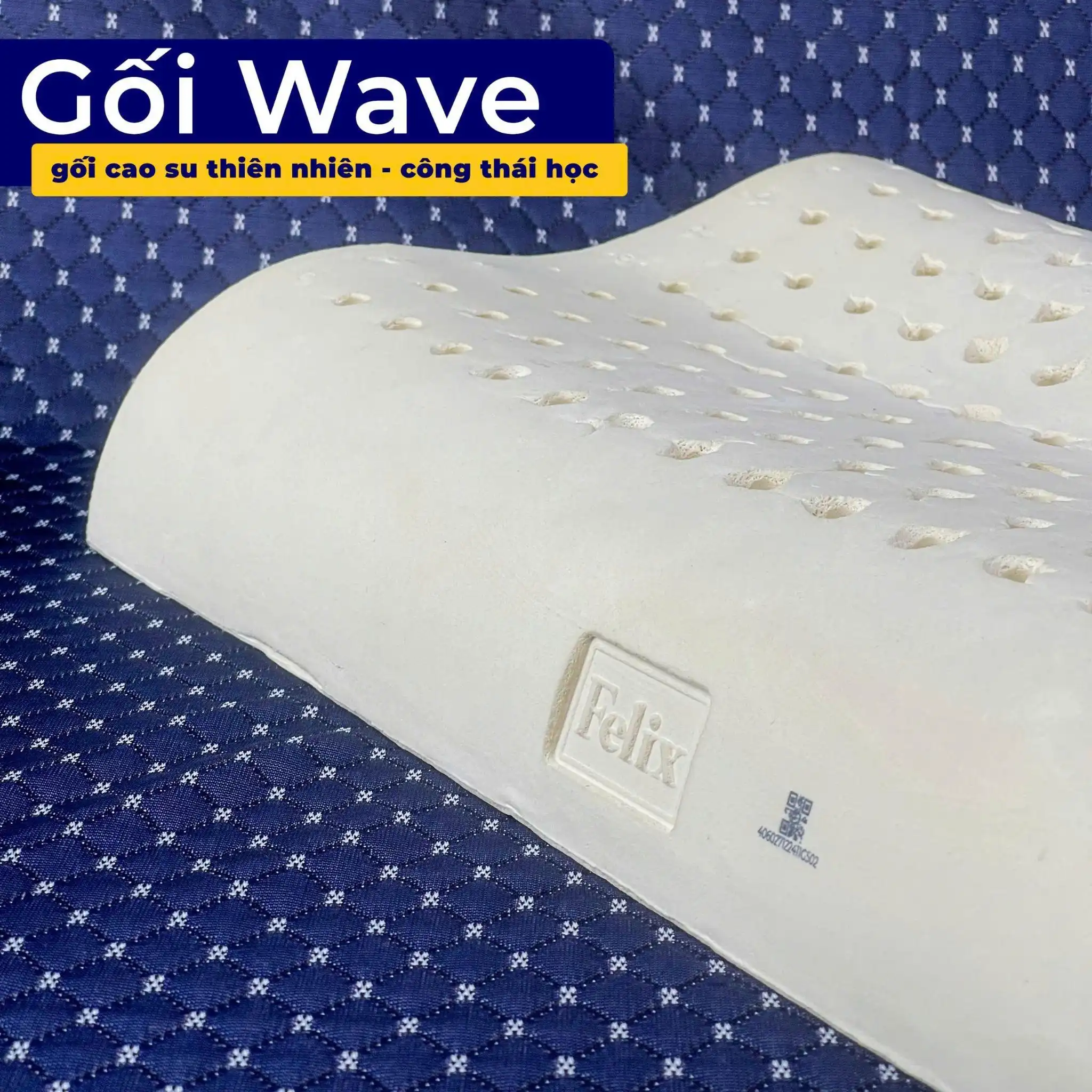 GỐI WAVE CÔNG THÁI HỌC – NÂNG ĐỠ CẤU TRÚC CỔ TỰ NHIÊN, XOÁ TAN MỎI MỆT