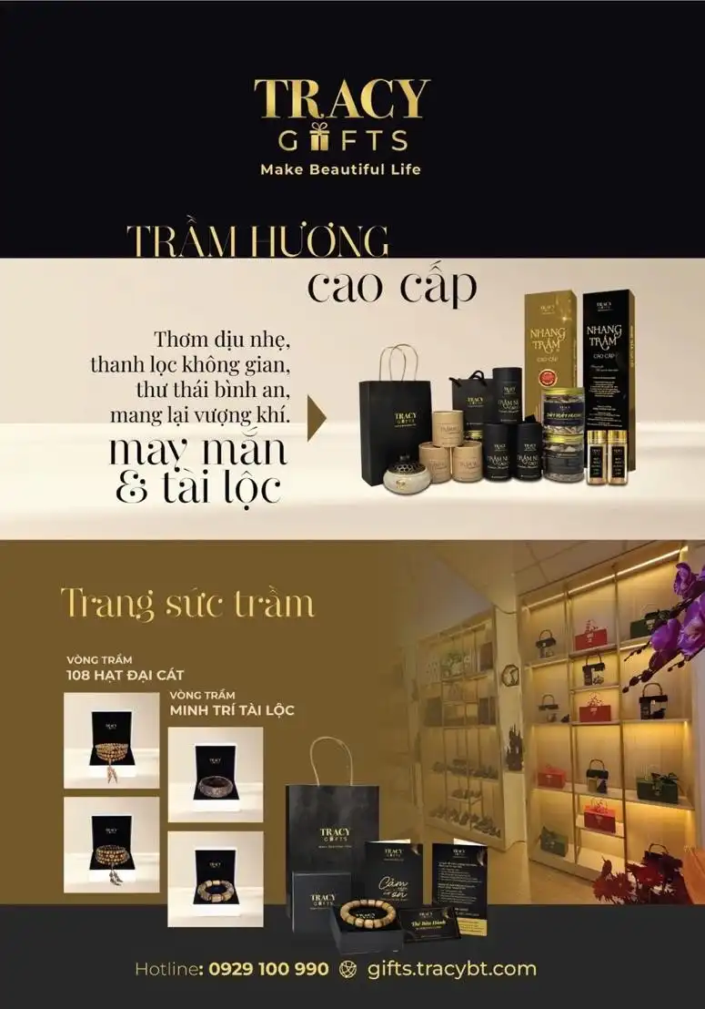 TRACY GIFTS – TỪ NGHỀ TRUYỀN THỐNG 40 NĂM ĐẾN TOP 10 THƯƠNG HIỆU VÀNG
