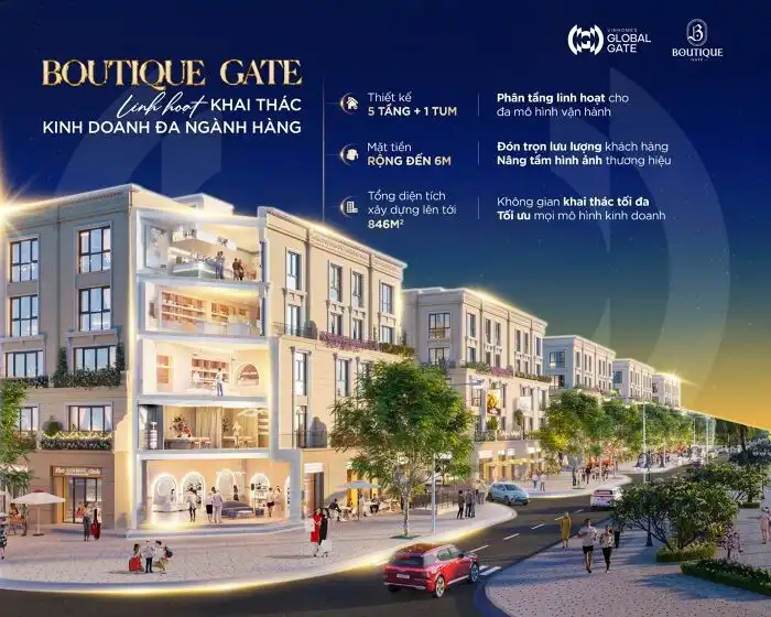 Boutique Gate Vinhomes Cổ Loa “ghi điểm” với nhà đầu tư nhờ chính sách sinh lời đột phá
