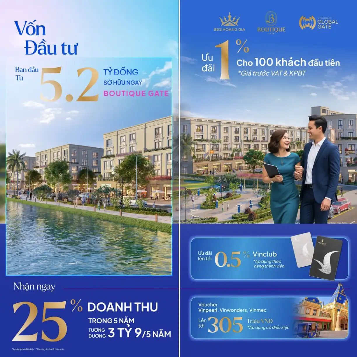 Cơ hội vàng sinh lời vượt trội tại Boutique Gate Vinhomes Global Gate
