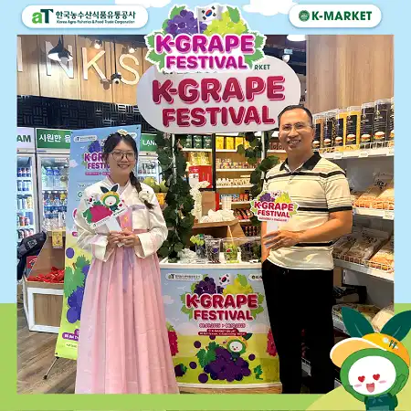 Khai Mạc “K-Grape Festival 2025” – Trải Nghiệm Hương Vị Nho Hàn Quốc Chính Hiệu Ngay Tại Đà Lạt