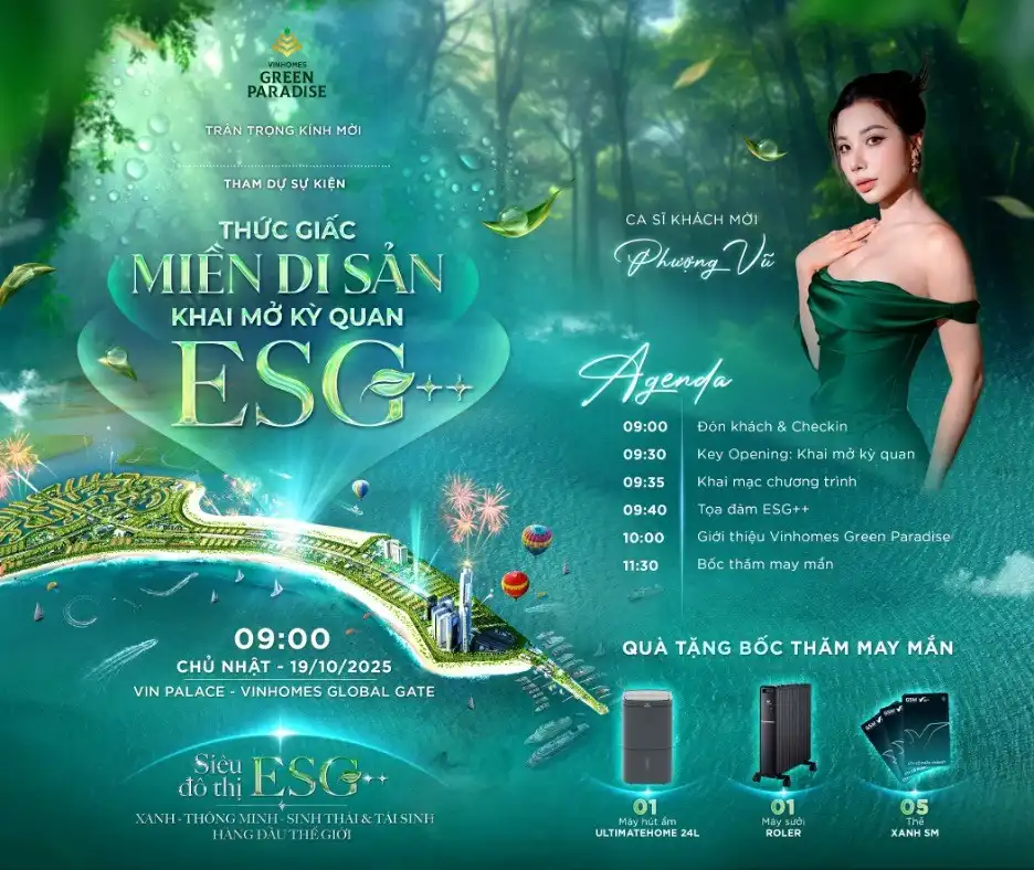SAO VÀNG HOLDINGS ĐỒNG HÀNH CÙNG VINHOMES GREEN PARADISE TRONG CHUỖI SỰ KIỆN LỚN TẠI MIỀN BẮC