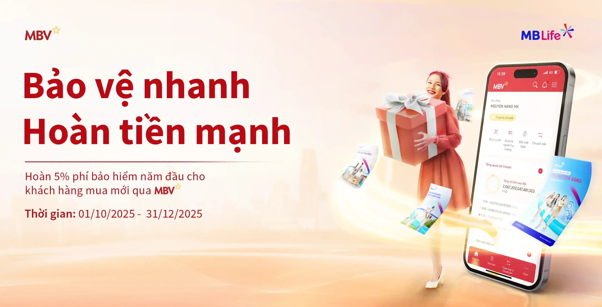 Chương trình khuyến mại: Bảo vệ nhanh – Hoàn tiền mạnh