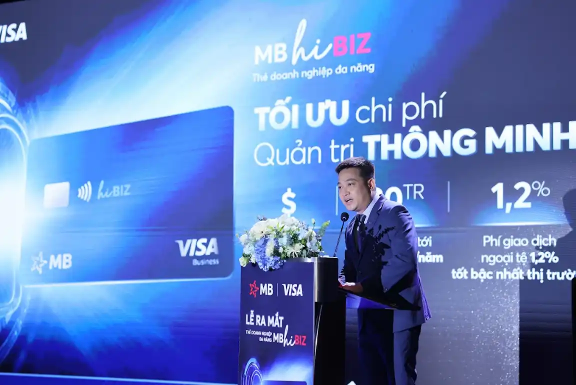 MB ra mắt thẻ doanh nghiệp đa năng MB Visa Hi BIZ: Tối ưu chi phí, chuẩn hoá quản trị và mở rộng giao thương quốc tế