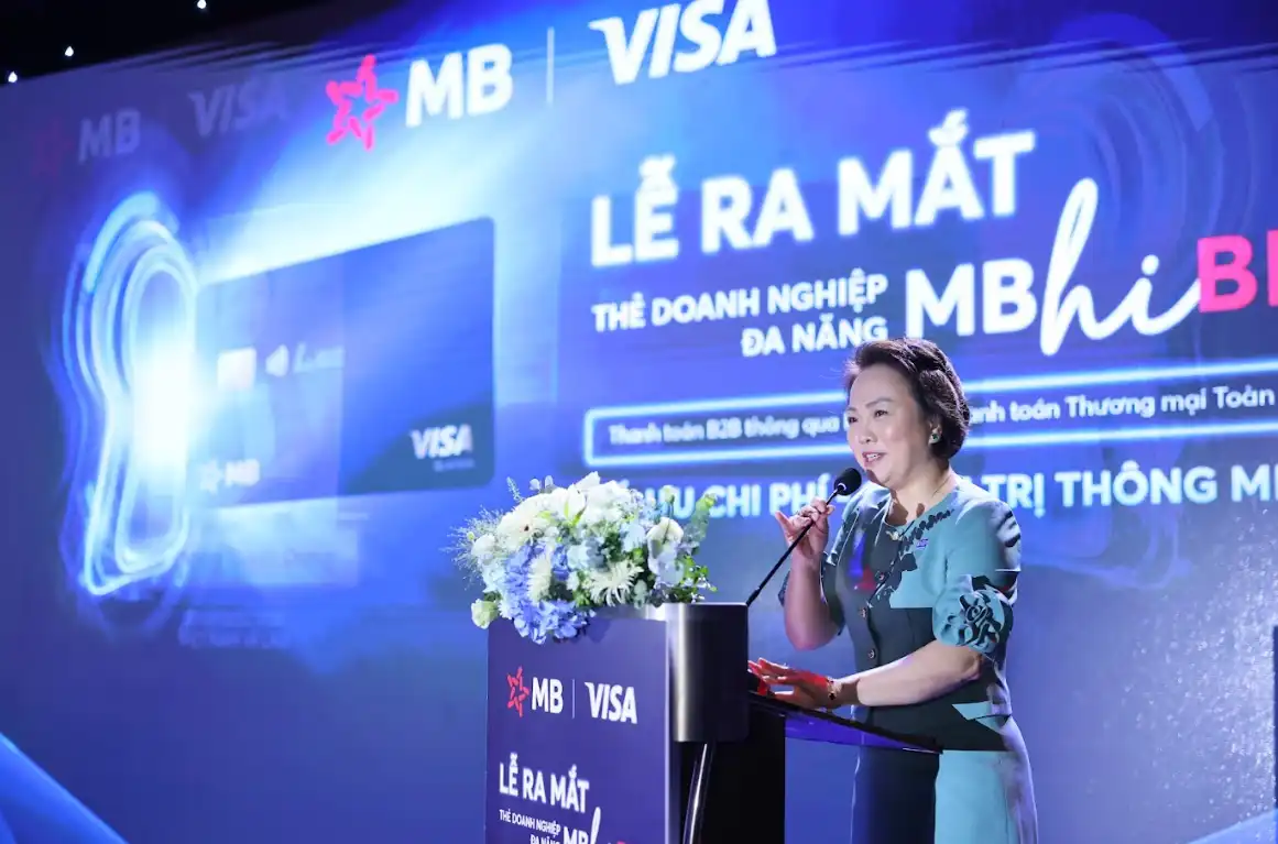 MB ra mắt thẻ doanh nghiệp đa năng MB Visa Hi BIZ: Tối ưu chi phí, chuẩn hoá quản trị và mở rộng giao thương quốc tế