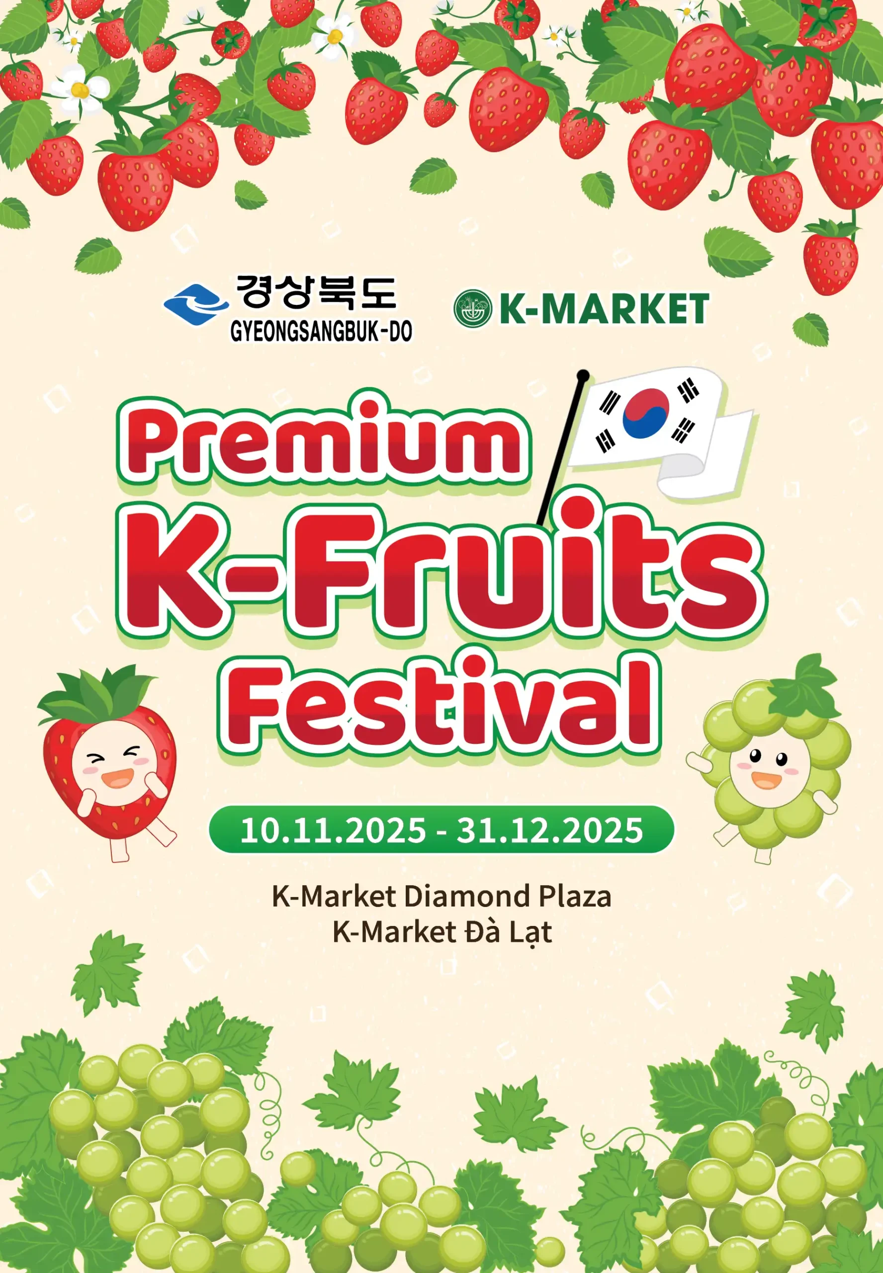 Premium K-Fruits Festival – Lễ hội trái cây cao cấp Hàn Quốc tại K-Market